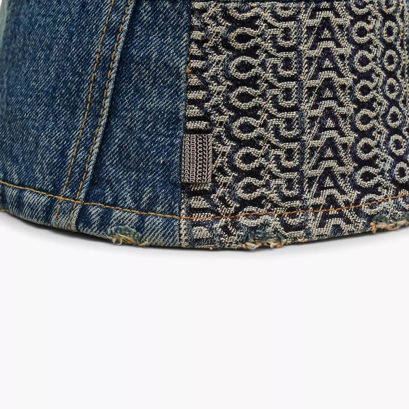 MARC JACOBS PATCHWORK DENIM BUCKET HAT SIZE XS/S - Picture 4 of 17